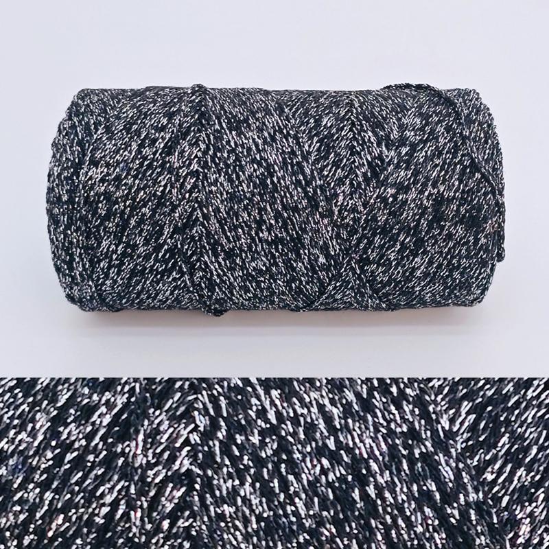 

200g/ball Silver Wrap Core Yarn Handwoven DIY Material Wire Ball Thread For Handicraft Flowing Silver Thread Creative 1.5mm