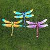 New Metal Dragonfly Wall Decoration Outdoor Courtyard Garden Fence Iron Art  Pendant Home Decoration Crafts