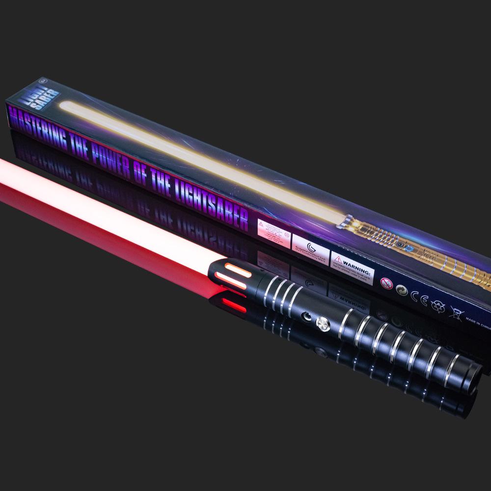 Cutie Cadou Premium Sabie Laser Star Wars din Metal - Reîncărcabilă, Jucărie Luminoasă pentru Copii