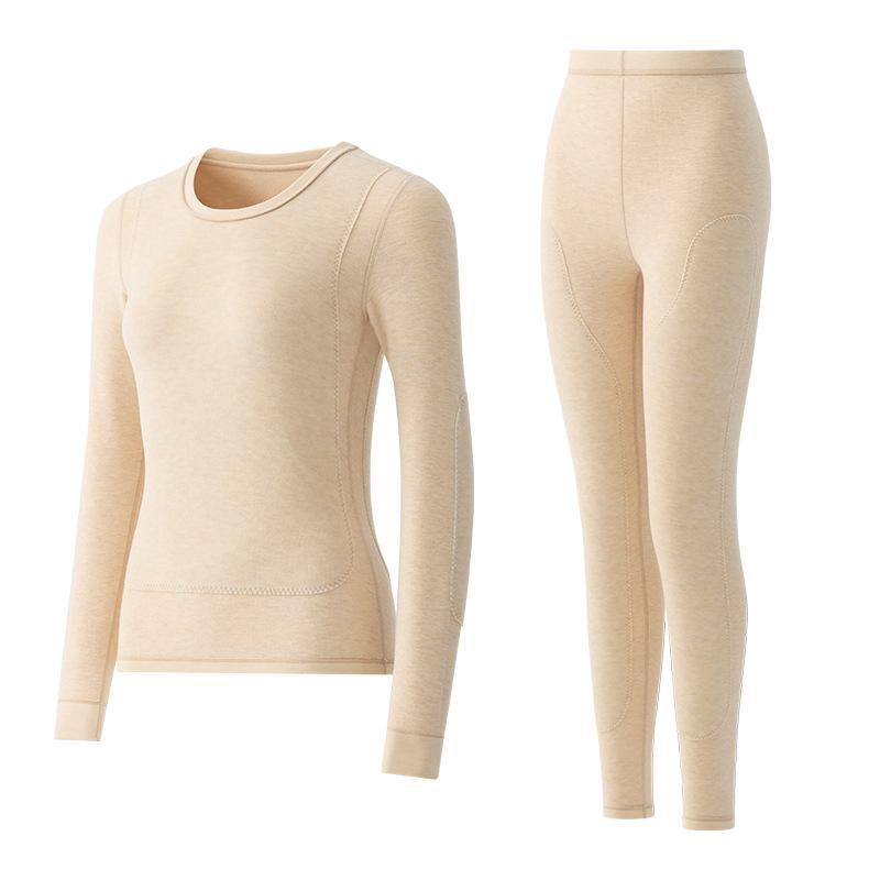 [Big Sticker] Women's Thick Velvet Thermal Underwear Set for Autumn/Winter