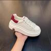Little white shoes women's autumn versatile thick-soled small height-increasing shoes sports and leisure muffin board shoes