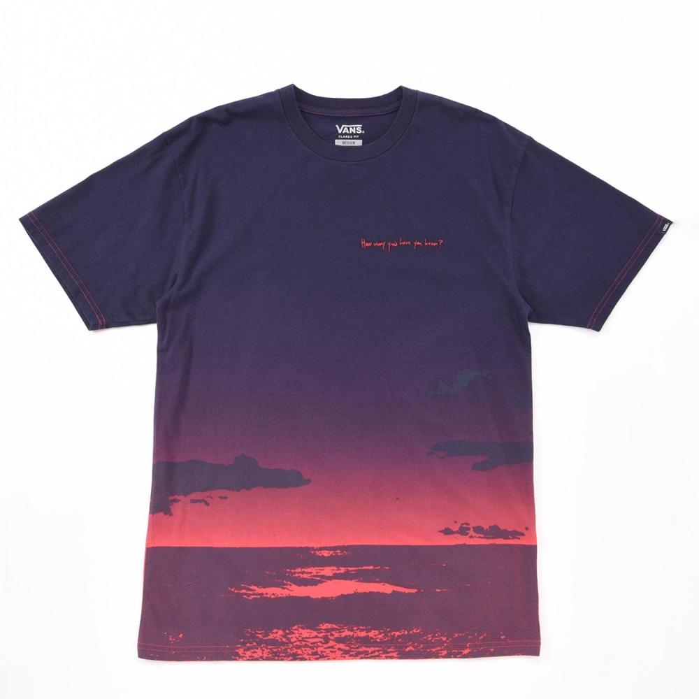 Vans M Otw Gallery Poets Ss Tee Vn0008ddlkz dreSs Blues L