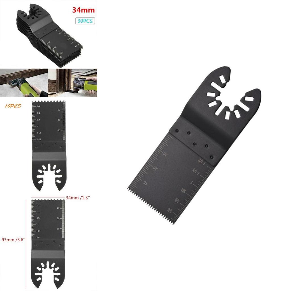 Premium 30pcs Straight Scale Oscillating Multi Tool Saw Blade Set For Fein Multimaster With High Carbon Steel Durability
