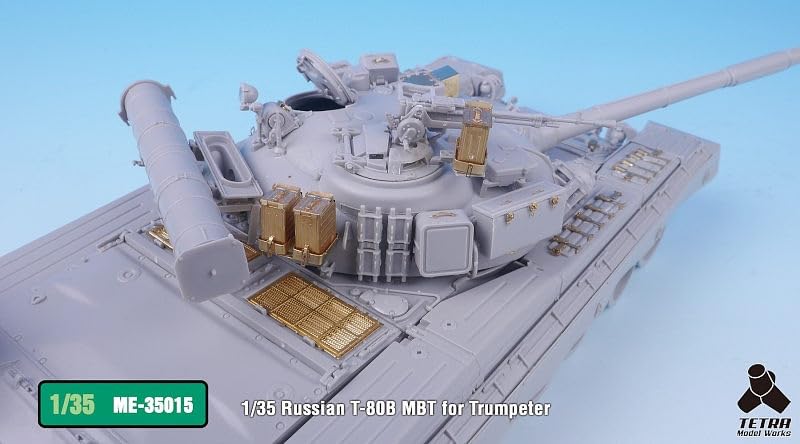 Tetra Model Scale ME Series Russian Tank Plastic Model Parts ME3515 1/35 T-80B (TR)