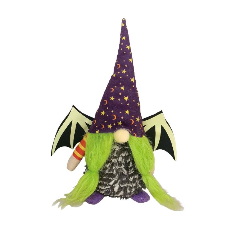 Luminous Halloween Gnomes Plush for Doll, Elf Dwarf Faceless for Doll for Hallow