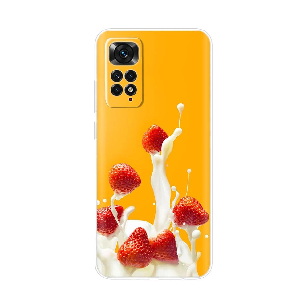 For Redmi Note 11 Case Soft Clear TPU Silicone Bumper Back Cover for Xiaomi Redmi Note11 Note 11 Pro 5G 4G 11s Phone Case Coque