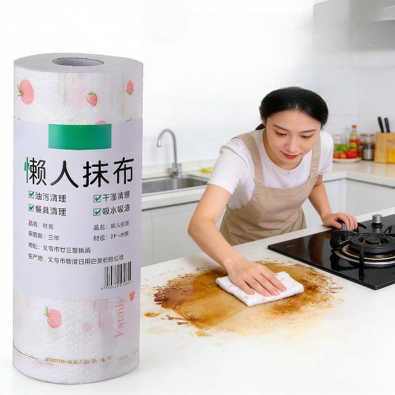 Disposable Wipe Cloths For Kitchen, Heavy Duty Absorbent Cleaning Rags, Reusable Washable Dish Towels For Home And Restaurant