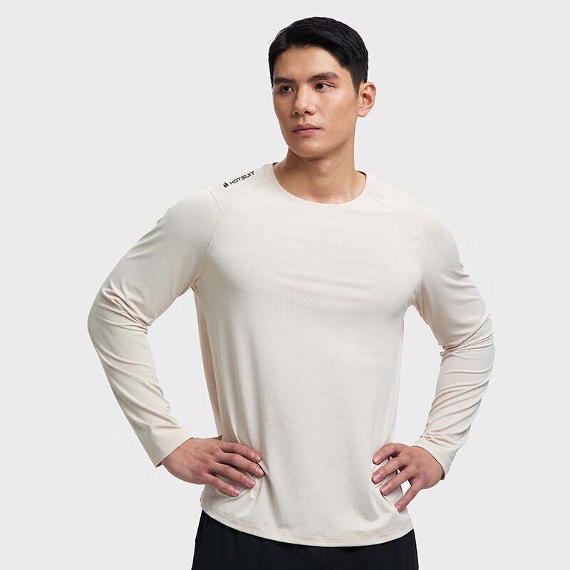 HOTSUIT Men s Lightweight Slim Fit Long Sleeve Sports T-Shirt 2XL