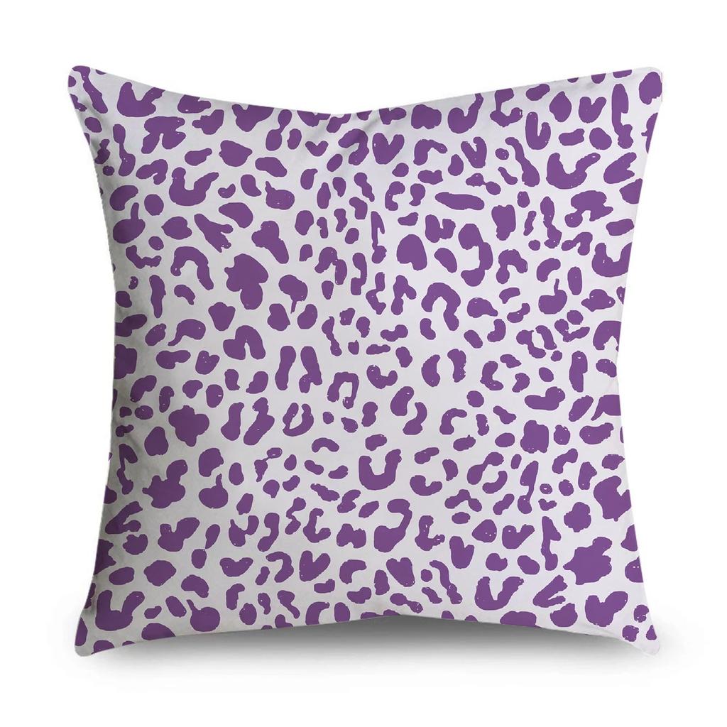 Purple Pattern Pillowcase Interior Decoration Office Living Room Home Pillowcase