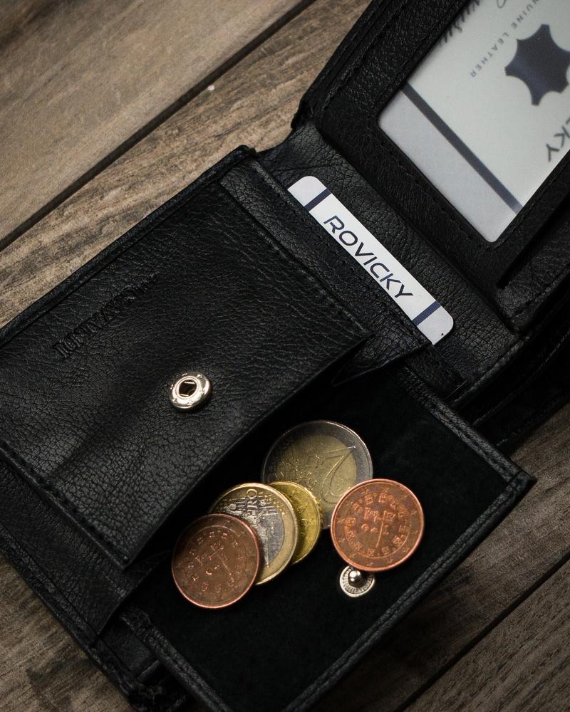 Large men's wallet with a registration card pocket - Cavaldi