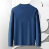 MONTAGUT Men's Embroidered Crew Neck Thick Knit Sweater
