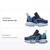 LiNing Comfortabele Casual Ademende Lichtgewicht Duurzame Antislip Laag uitgesneden Hardloopschoenen Kindersneakers Blauw YKNR044-3