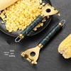 Multi-Use Thickened Stainless Steel Corn Planer with Hook for Kitchen