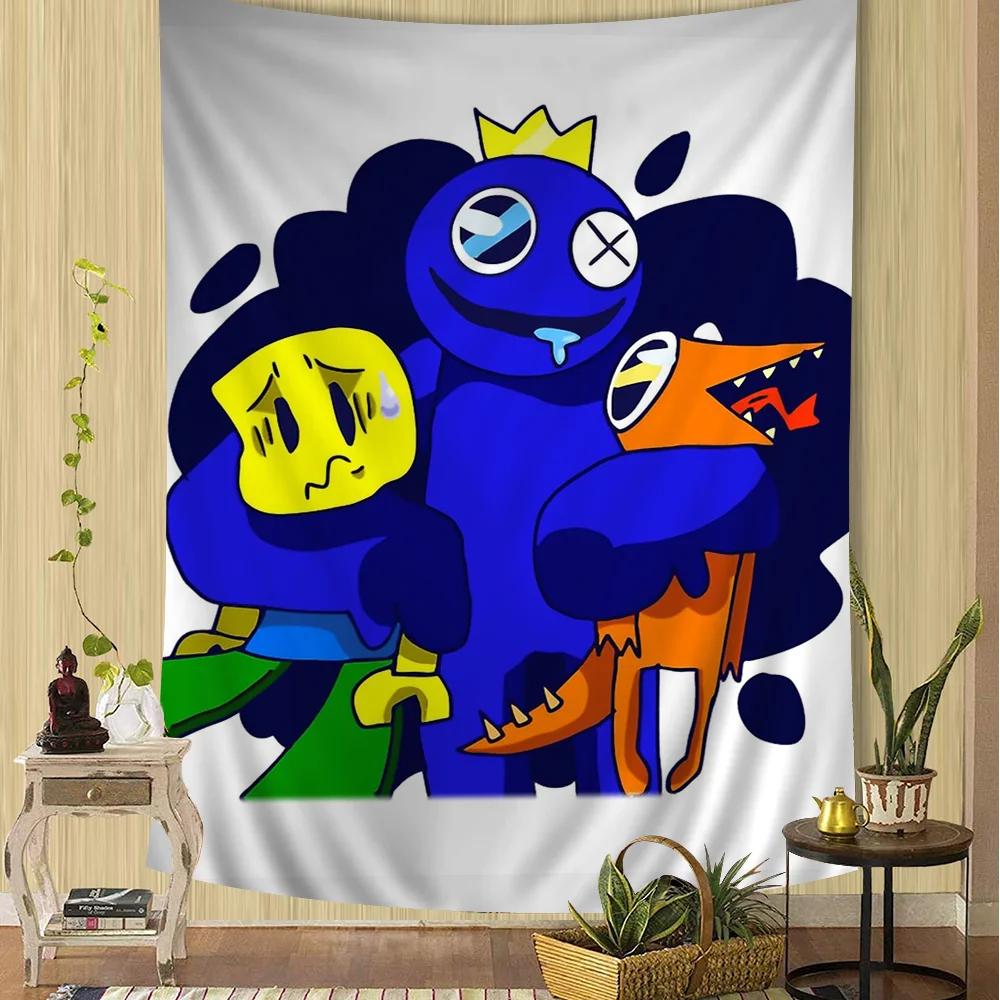 Rainbow Friends Chart Tapestry Art Science Fiction Room Home Decor Cheap Hippie Wall Hanging