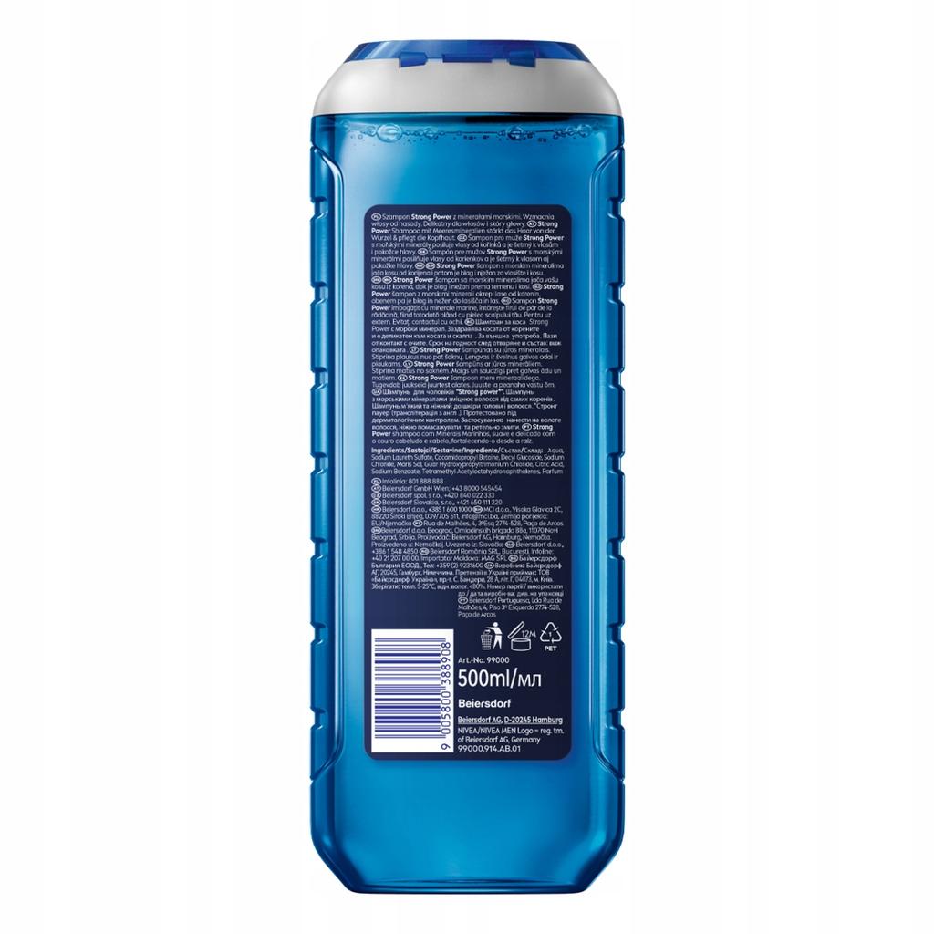 Nivea Men Strong Power Strengthening Hair Shampoo 500
