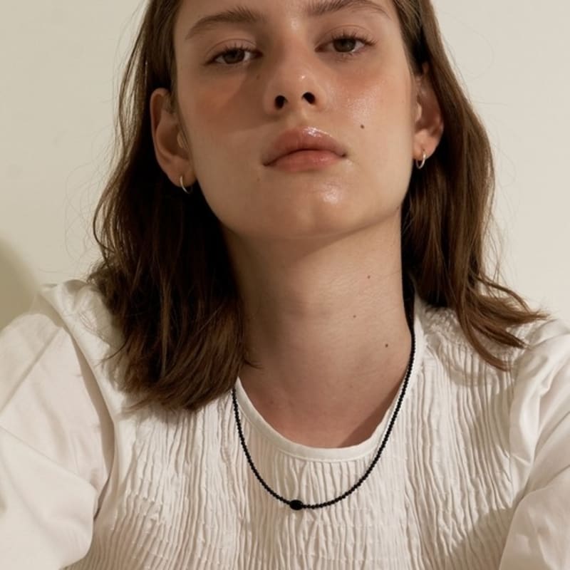 LOVE ME MONSTER Black Onyx Necklace