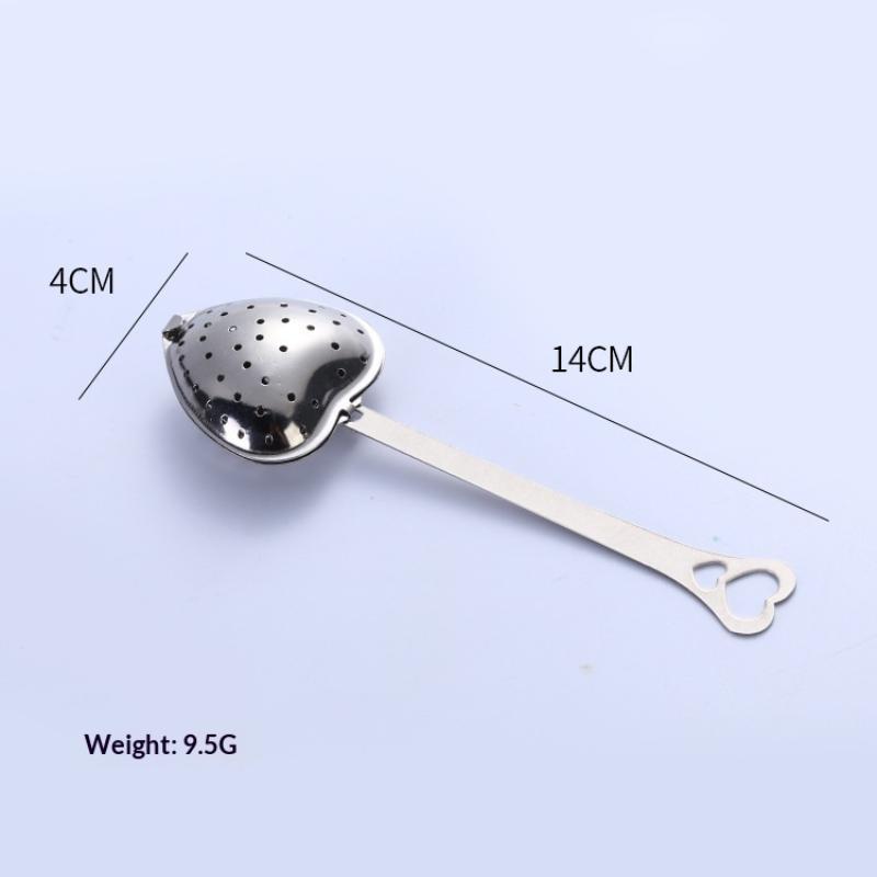 Heart Shaped Tea Strainer Fine Mesh Filter Stainless Steel Tea Infusers Strainer Tea Maker Kitchen Accessories Teteras Infusoras