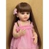 55cm Reborn Baby Dolls Měkké silikonové tělo Vinyl Stojan na panenky Holčička Novorozeně Baby Princess Baby Girl Doll Dárky pro dítě