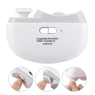 Automatic Electric Nail Clipper with Light for Adults & Children USB Rechargeable Nail Cutter Manicure Trimmer & Polisher