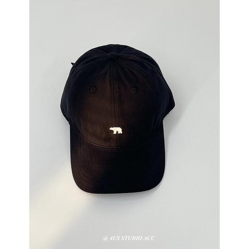 Soft Embroidered Top Baseball Cap With Trendy Design In Black Beige And Coffee Colors For Adults