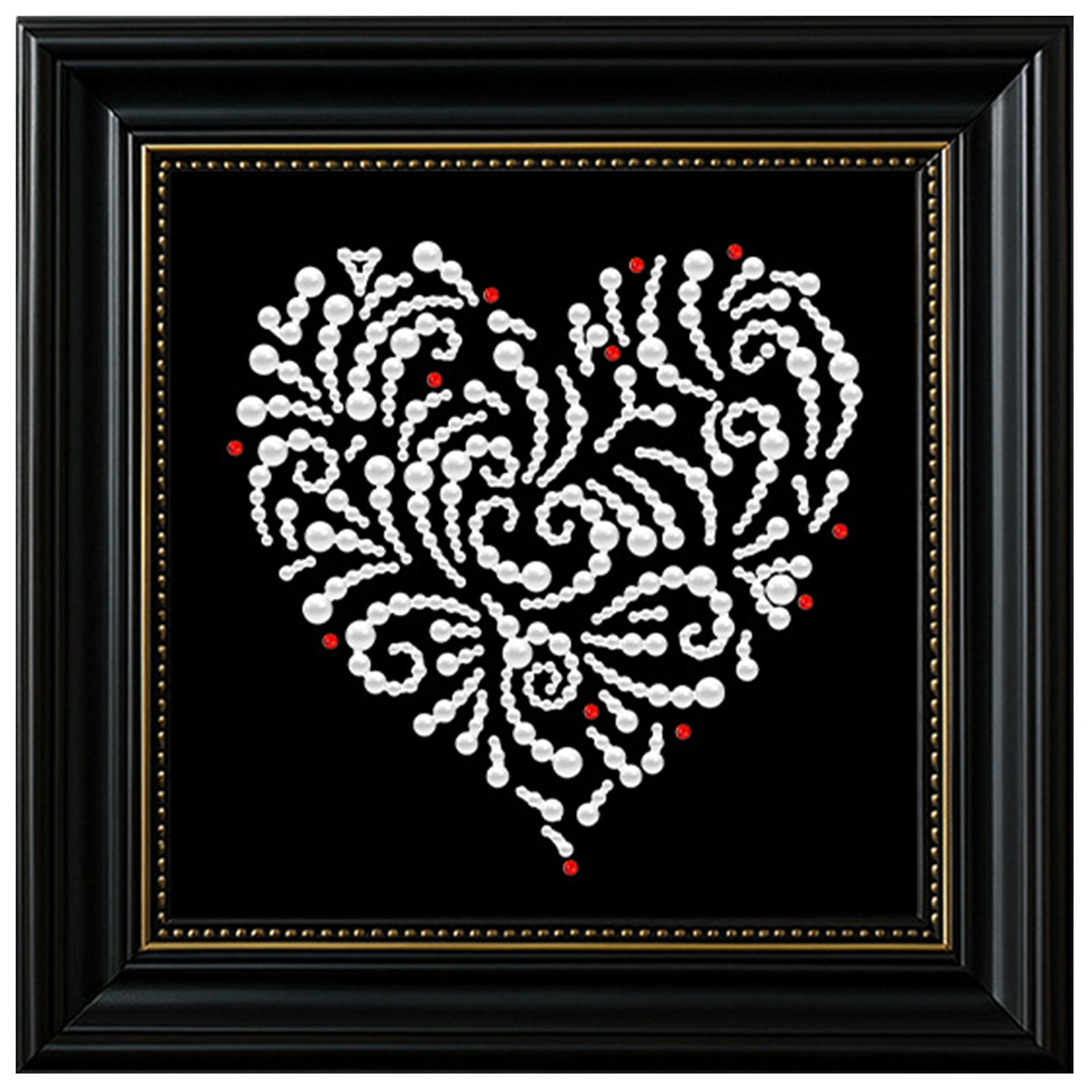 

DIY Pearl Painting Kit With Frame Pearl Gem Paintings Picture Arts Craft 27x27cm for Adults Beginners Home Wall Decor