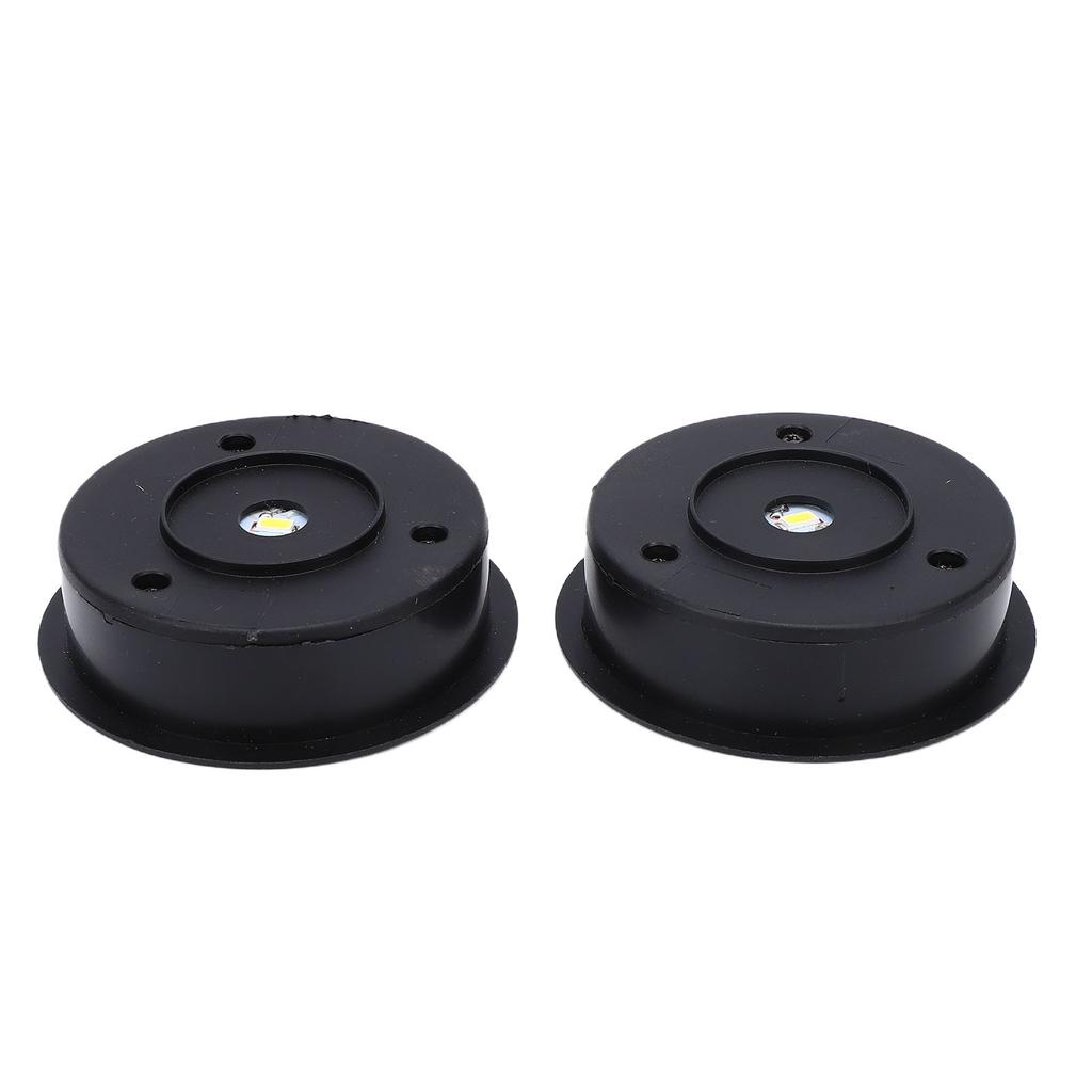 2pcs Solar Light Replacement Tops Round Water Proof Solar Lantern Light Parts for Outdoor Garden Pathway Yard 7cm