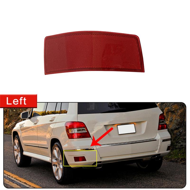 1Pair Rear Bumper Reflector Light Trim Parts For GLK-Class W204 X204 08-2012 2048200274 2048200174 Warning Lamp