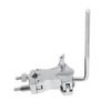 Drum Clamp Zinc Alloy Clip Drum Stand Sort Tool Reorganize Drum Clamp Silver Percussion Musical Instrument Parts & Accessories