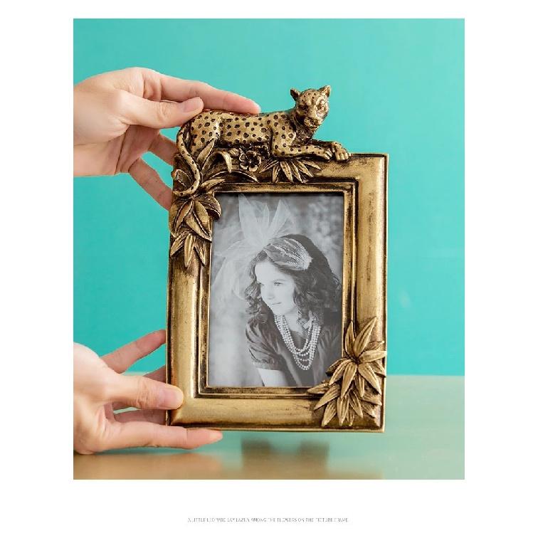 6/7 Inch Gold Plated Photo Frame High Quality Pictures Frames Figures Portrait Framed Art Modern Decor Wedding Anniversary Gifts