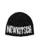 NEWKITSCH Newkitstch Jacquard Fur Beanie (Black)