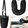 Travel Neck Pillow Self-fillings Travel Pillow Portable Stuffable Neck Pillow For Travel With Refillable Support Cushions