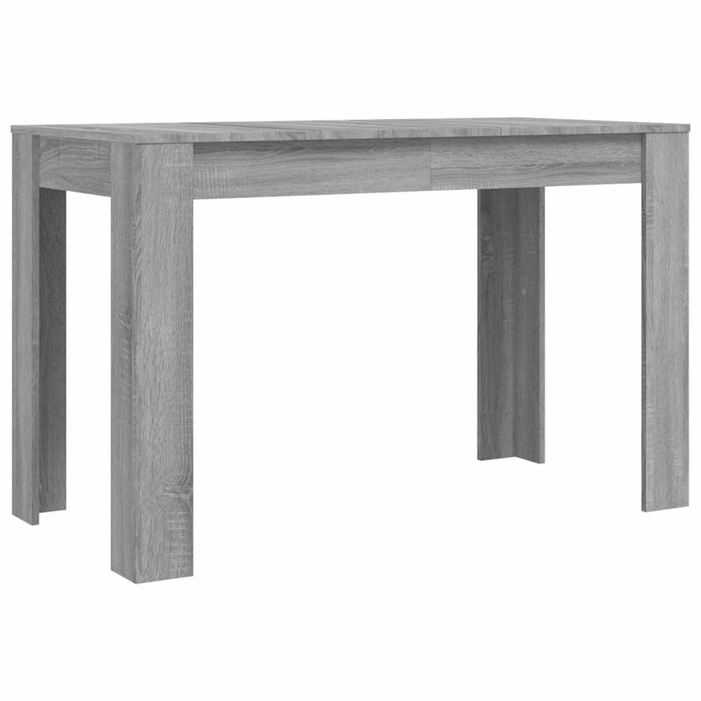Dining Table Grey Sonoma 120 x 60 x 76 cm Engineered Wood