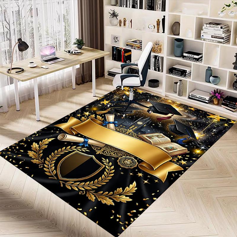 1PC Graduation Extra Large Non-Slip Floor carpet, Office, family, bedroom, Studio - Large Area Rug,Longlasting Material-K0421