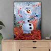 Full Round Diamond Painting Cute Olaf Art Rhinestone Picture Mosaic DIY 5D Cross Stitch Embroidery Home Decoration