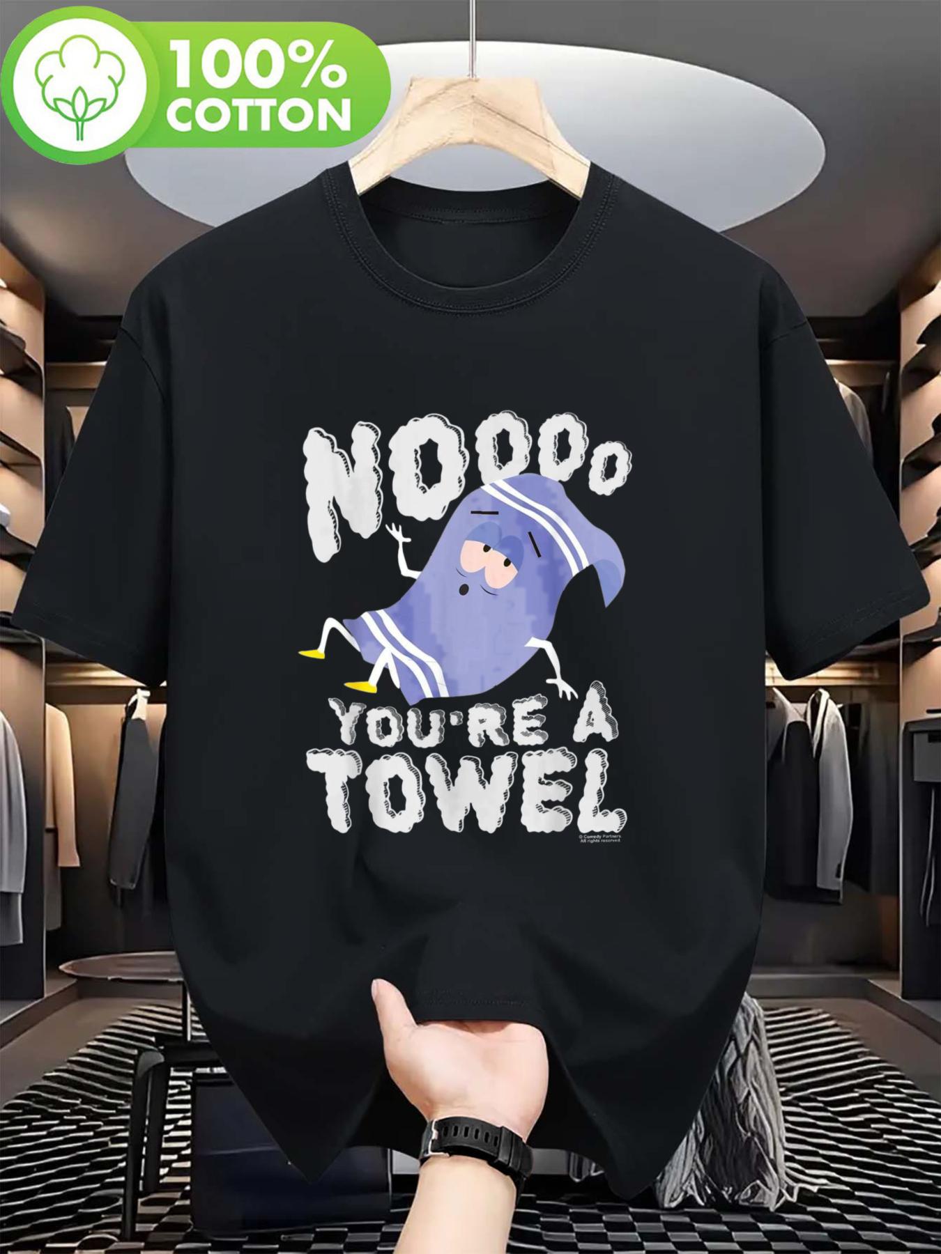 

Смешная футболка Towlie Видеоигра Нет-нет, ты полотенце с культовым персонажем-полотенцем из мема. Подходит для фанатов и повседневной носки... S
