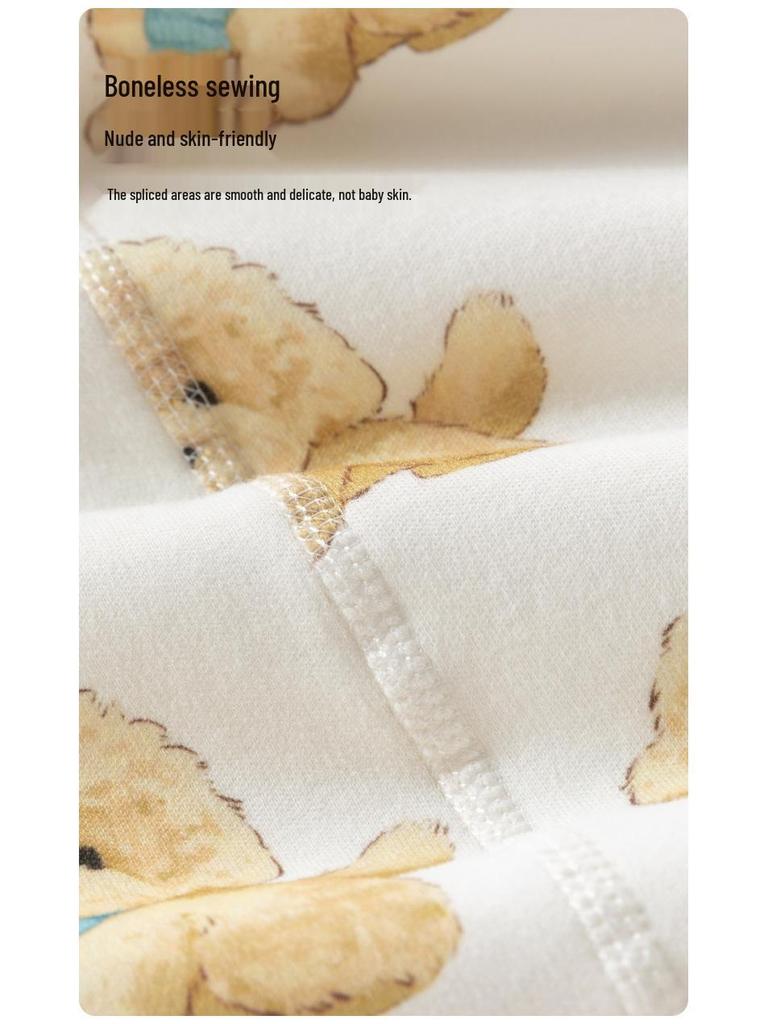 A-Class Pure Cotton Baby Romper: Autumn/Winter Warmth, Newborn Padded One-Piece