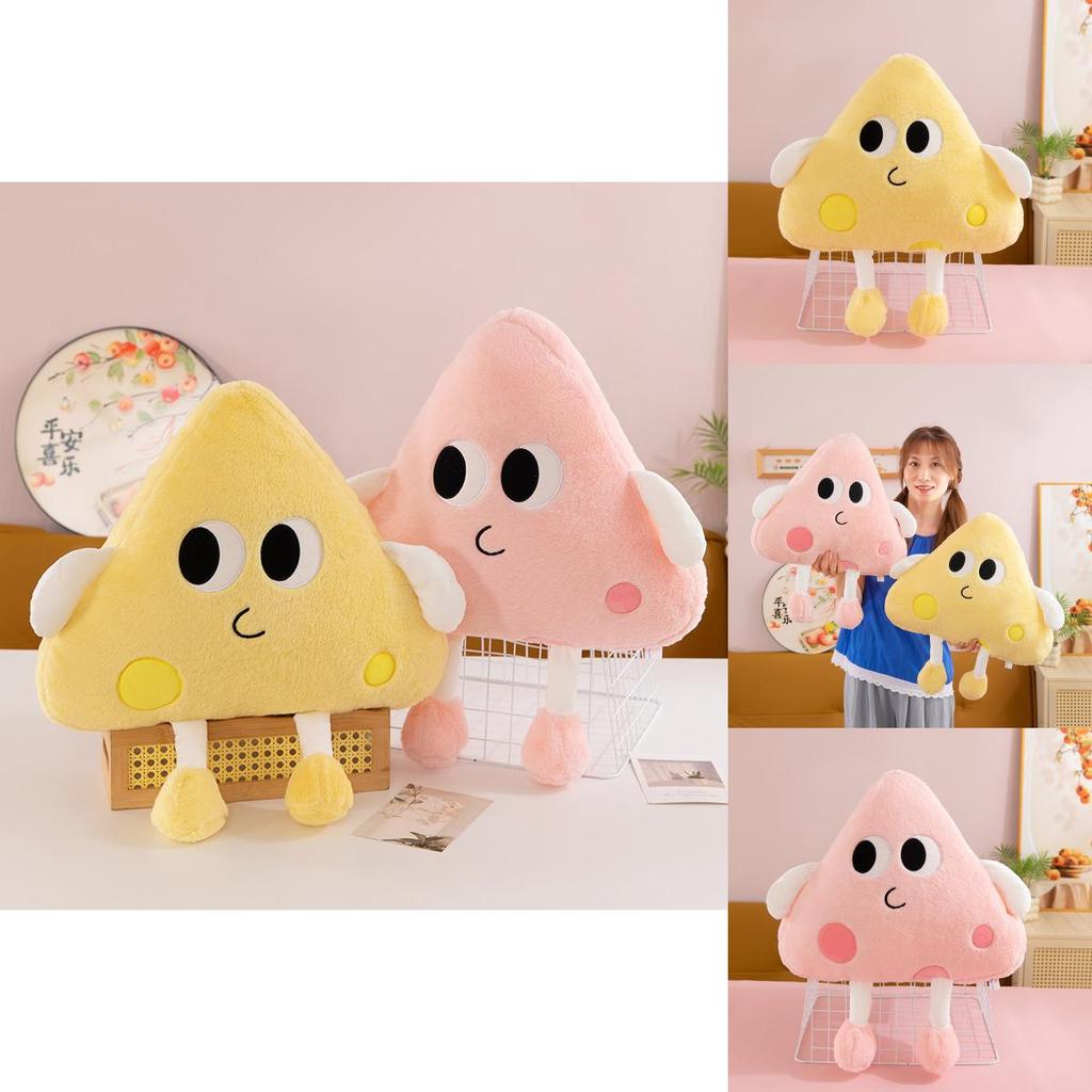 Cuscino Peluche a Forma di Formaggio per Bambini con Materiale Morbido per Camera da Letto e Soggiorno