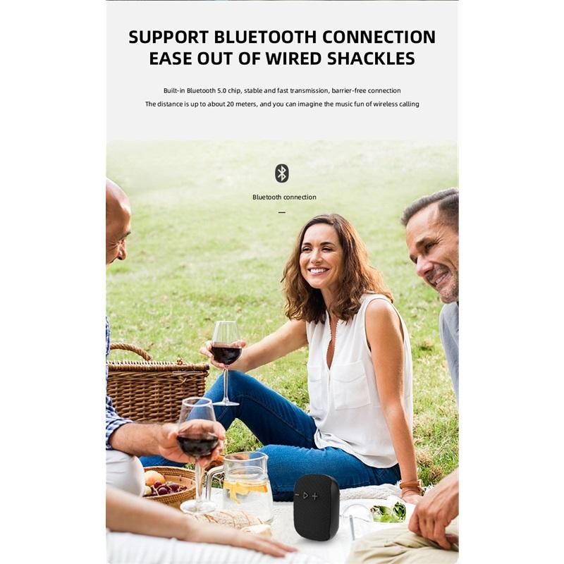 Outdoor Bicycle Wireless Stereo Portable Sports Cycling Speakers Built-in Mic Shockproof IPX4 Waterproof Bluetooth Sound Box