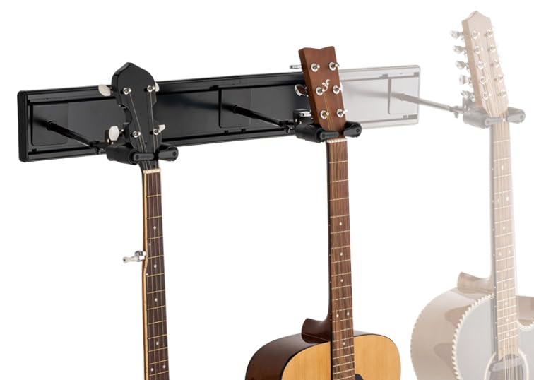 HERCULES GSP402SB Wall Rack Two 2-Guitar (for Guitars)