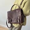 Johnature Genuine Leather Women's Backpack Large Capacity Commuting Travel Backpack Multi Functional Shoulder Bag