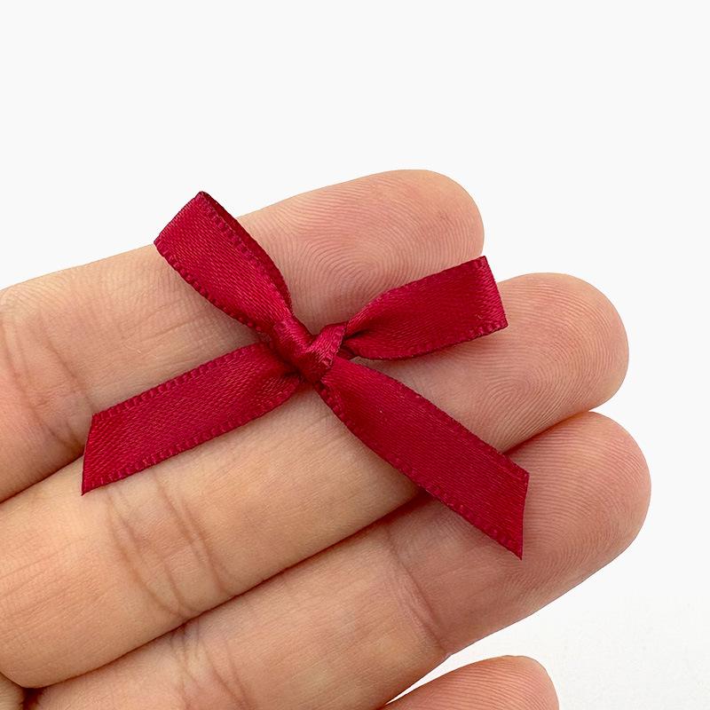 

В наличии 6мм ленточные бантики для ручной работы, DIY, для украшения торта, подарочной коробки