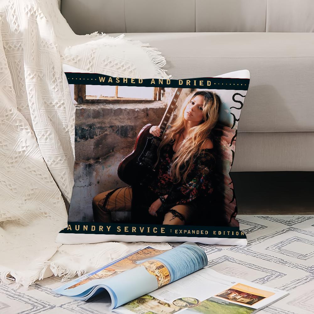 Singer Shakira Pillow Case Office Cushions Suitable For Sofa Car Bedroom Decorative Cushion Cover