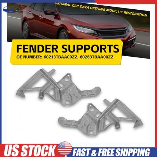 Комплект из 2 опор крыла передние водительская и пассажирская стороны левая правая для Civic пара