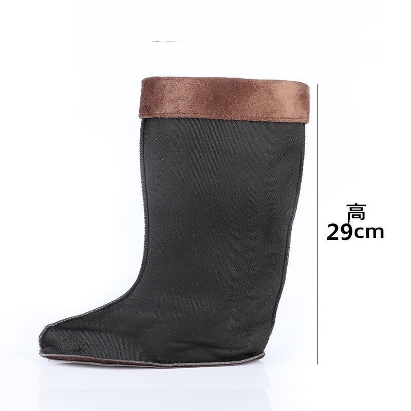 Winter Plush Cover Rain Shoes Cotton Cover Men's Extra High Long Tube Medium Tube Short Rain Boots Warm Liner