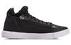 Women's Sneakers Li-Ning Li Ning Chillout Zip Lightweight Mid top Skateboard Shoes Women's Black White