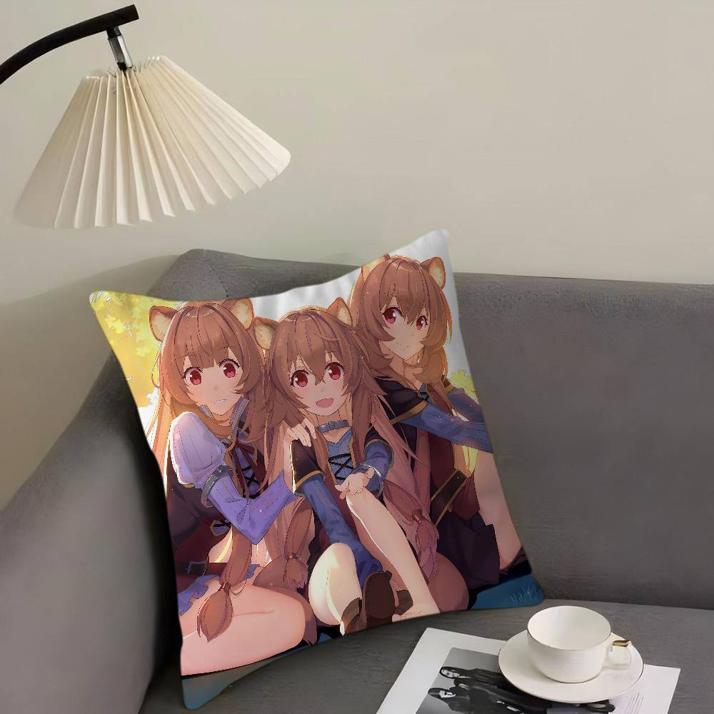 The Rising Of The Shield Hero Pillow Gift Home Office Decoration Pillow Bedroom Sofa Car Cushion CoverPillow Case