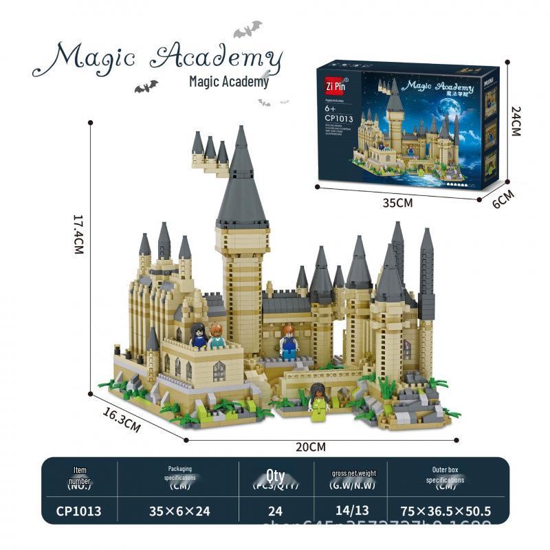 Micro-particle Magic Castle Building Blocks - Assembly Toys for Boys and Girls