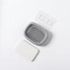 MENGNI Punch Free Soap Dish Wall Mounted Soap Dish Portable Soap Holder Bathroom Gadgets Soap Tray Holder Bathroom Accessories