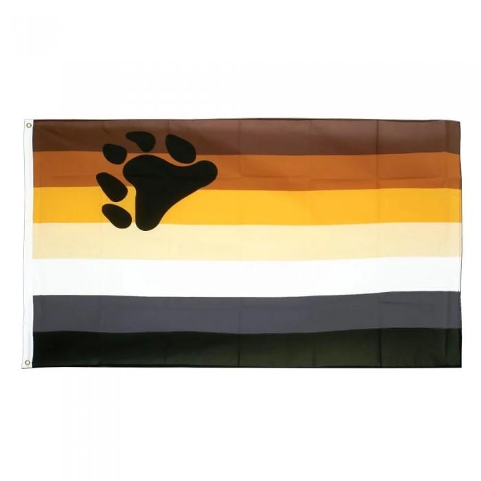 Bear Polyester Pride Flag