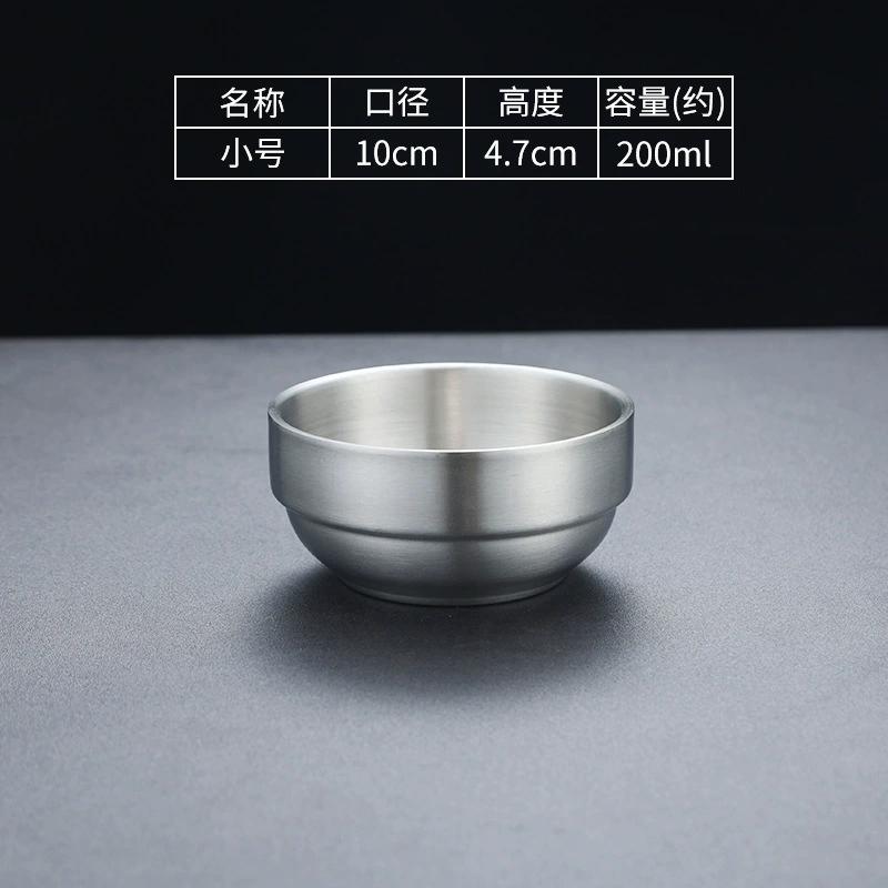 

Корейская нержавеющая сталь многофункциональная миска для риса миски для рамена ресторан барбекю хот-пот домашняя посуда кухонные аксессуары